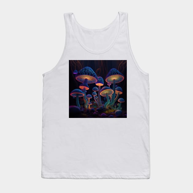 Magical Mushroom #002 Tank Top by thewandswant